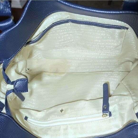 Kate Spade | Navy Blue Tote - Picture 6 of 6
